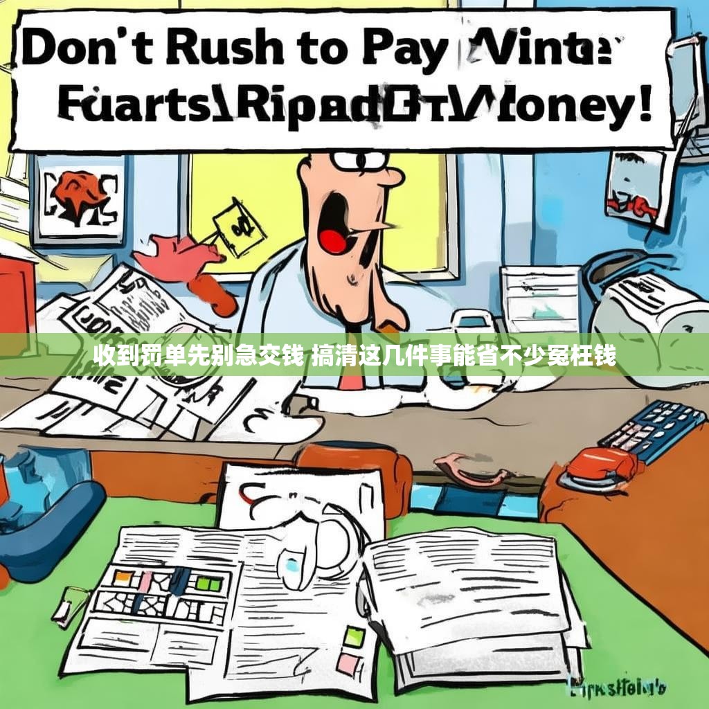 收到罚单先别急交钱 搞清这几件事能省不少冤枉钱 收到罚单先别急交钱 搞清这几件事能省不少冤枉钱