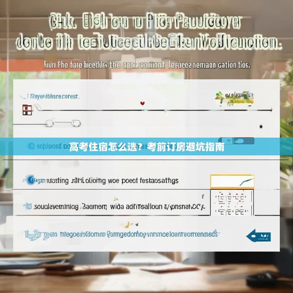 高考住宿怎么选?考前订房避坑指南 高考住宿怎么选?考前订房避坑指南
